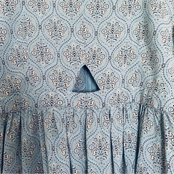 Miami Boho Babydoll Music Festival Concert Floral Print Mini Dress | Size: M - Picture 3 of 12